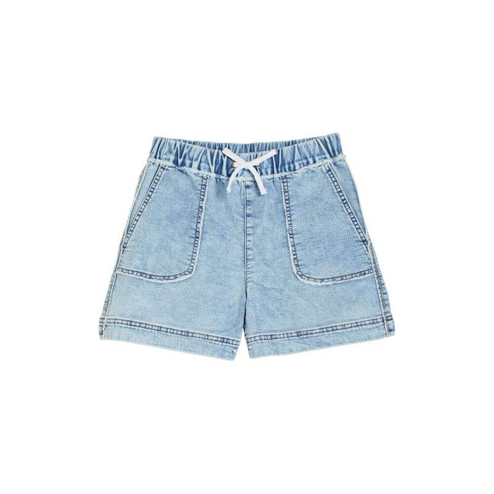 Tractr Girls Jeans Lounge Short, Blue